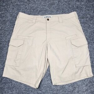 First Tactical Mens Khaki Cargo Utility Range Ripstop Shorts 40